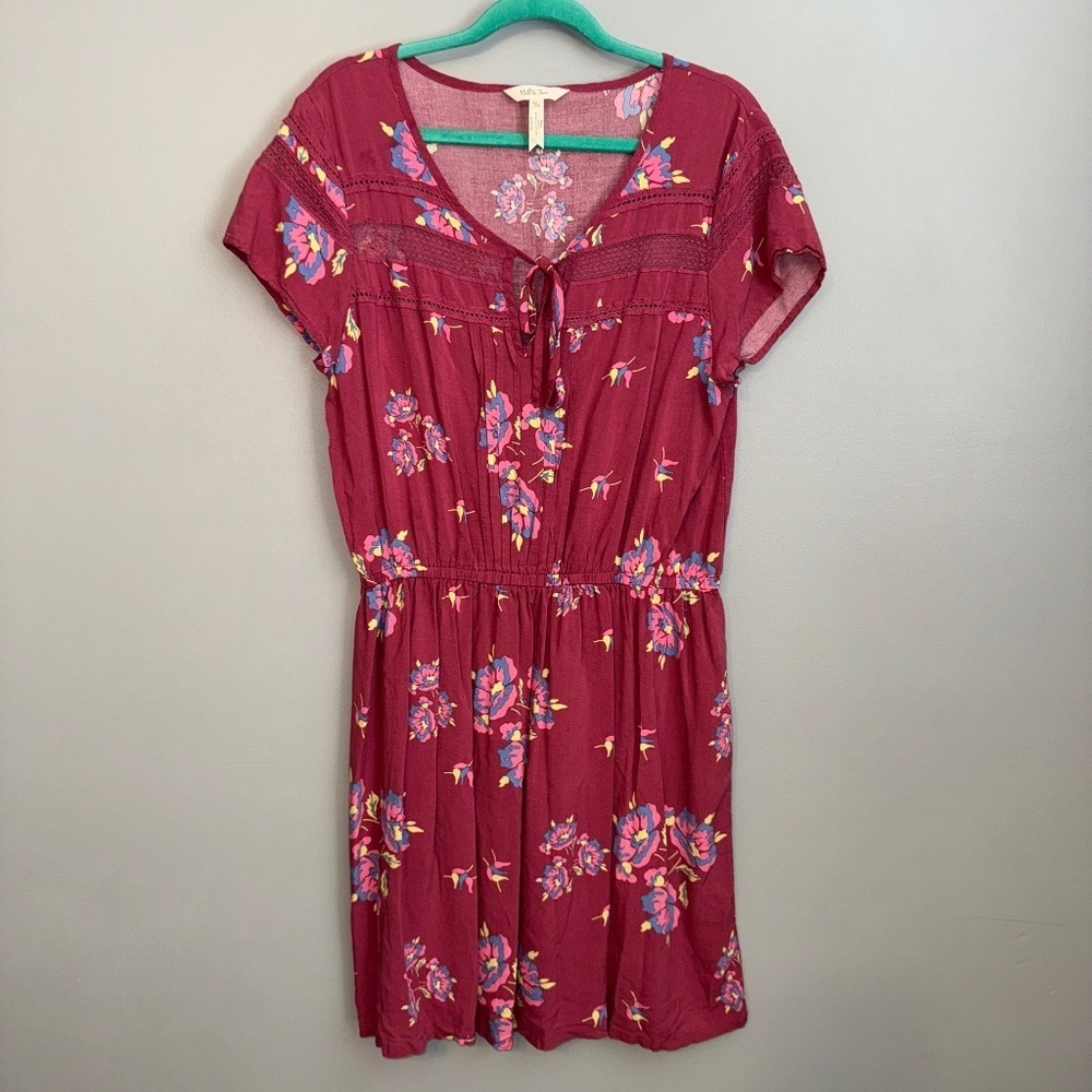 EUC Matilda Jane Floral Mama Peasant Stretch Waist Dress Size XL - Picture 2 of 5